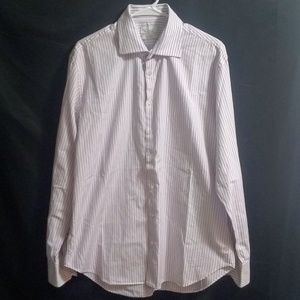 Zara Man Long Sleeve Button Cotton Purple EUC